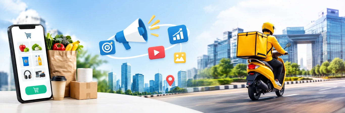 Quick Commerce Advertising Agency in Noida